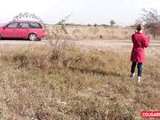 Doris Dawn - Doris Pees In The Puszta. Wild Cougar Out In Nature