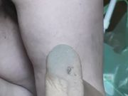 Doris Dawn - Nude Cleaning On The Knees