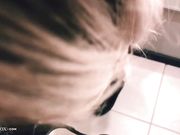 Red Fox - Babe Suck Cock Lover In The Shop Cum In Mouth