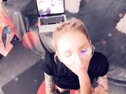 Red Fox - Blonde Fucked While Watching A Show Snapchat Sex