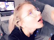 Red Fox - Blonde Fucked While Watching A Show Snapchat Sex