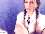 Red Fox - Cute Student Jerk Off Cock Young Teacher After Lesson