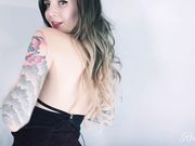 Red Fox - Cute Teen Teasing With Her Slim Body In Oil With A Striptease Redfox