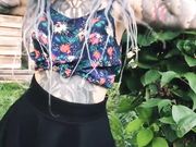 Red Fox - Outdoor Russ Teen DP Masturbating Dildo & Vibro Toy Anal Plug Red Fox