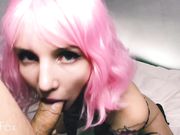 Red Fox - Perfect Deep POV Blowjob From A Pink Cutie Teen Big Tattooed Tits In Sperm