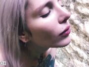 Red Fox - Public And Sloppy POV BJ On A Paris Street From A Beautiful Blonde Redfox