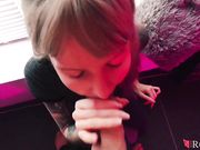 Red Fox - Step Sister Deepthroat Dick And Facial After Reading Book