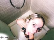 Red Fox - Tattooed Girl Suck Cock Lover And Rough Sex Cum On Ass