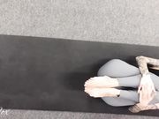 Red Fox - Tattooed Russian Babe Practices Sexy Yoga Poses Redfox Red Fox