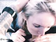 Red Fox - Teen Blowjob Cock Stranger And Jerk Off In A Public Place