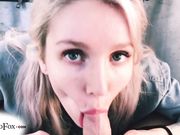 Red Fox - Teen Blowjob Cock Stranger And Jerk Off In A Public Place