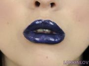 Larkin Love   -  Blue lipstick