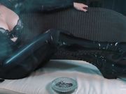 Young Goddess Kim - Latex Smoke Seductress