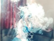 PussycatMoz - Sensual Topless JOInt Smoking