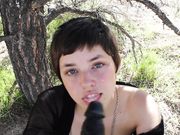 Emma Choice - Desert Nymph Seduction Sloppy POV BJ