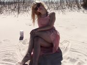 Emma Choice - Public Beach Oil And Tease