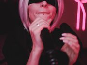 MyKinkyDope - BBC Nier Automata Cosplay BBC Blowjob
