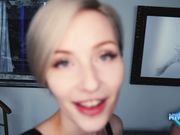 MyKinkyDope - Modern Art Gallery Blowjob Scene
