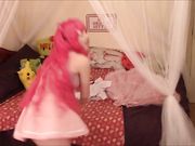 Rei Lark - School Girl Pinkie Pie Party Strip Tease