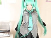 Hidori_Rose - Miku Backstage Sloppy Double Bj N Fuck