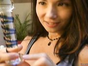 Watch Me Massage My Pussy with My Glass Dildo