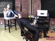 Sasha Foxxx — Cow Forced To Drink Contents Of Enema Bag