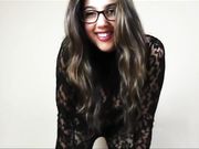 Ceara Lynch - Black Catsuit  Glasses