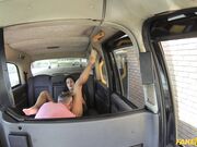 Alexa Tomas FakeTaxi Cock teasing stunner gets big facial