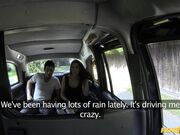 Alexa Tomas FakeTaxi Spanish couple have hot sex in back of taxi