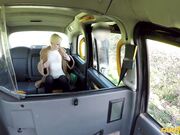 Daisy Delicious - FakeTaxi lady in stockings gets creampied