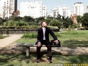 Ana Julia - TesteDeFudelidade.com - Sex with nice brunette in the park