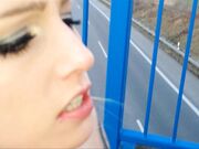 Lucy-Cat - MyDirtyHobby.com  Nude exhibitionism on the street in broad daylight