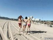 Claire Dames, Kylee Reese, Trisha Rey  - FuckTeamFive.com -  Beach Raiders!