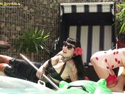 Carmen Rivera Entertainment - Aqua Fickness - Chapter One - Carmen Rivera, Lady Vampira, Franky, Party-Opfer