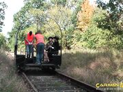 Carmen Rivera Entertainment - Sperm Pigs - Carmen Rivera, Miss Emelie Bentley, Spanner, Armes Schwein 1, Armes Schwein 2