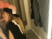 Kristina Sweet - Blowjob In A Fitting Room, Oral Creampie, Swallows Cum