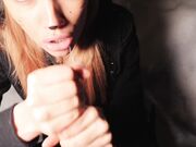 Kristina Sweet - Blowjob Outdoors In Winter. I Warm His Cock With My Mouth And Swallow Cum