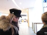 Kristina Sweet - Public Blowjob Under The Table In The Restaurant. Cum In Mouth.