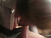 Kristina Sweet - Great Blowjob By Luxury Girlfriend After Work