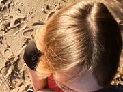 Kristina Sweet - Outdoor Blowjob And Cum In Mouth