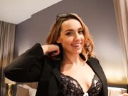 Kristina Sweet - Sexy Secretary Fucked On The Table. Blowjob And Sex In Stockings & Glasses