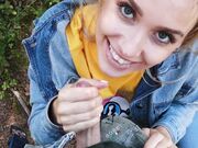 Kristina Sweet - Teenagers Have Public Sex On A Picnic. Pov Blowjob And Amateur Doggystyle