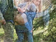 Kristina Sweet - Teenagers Have Public Sex On A Picnic. Pov Blowjob And Amateur Doggystyle