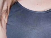 Kristina Sweet - Cute Girlfriend Strips And Substituted Her Pussy Under The Dick