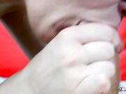 DickForLily - Greedily Sucks Cock and Licks Foreskin Oral Creampie Swallowed Day 19