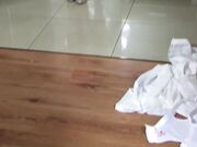 Wanilianna - Classic nyloned lady in modern kitchen