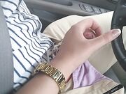 Annabellerogers - Giving Husband A Handjob While He Drives
