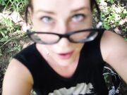 Keri Berry - 1st Ever Public Vid City Park Cum