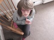 Sydney Harwin -  Mom Helps Son With Cum Sample