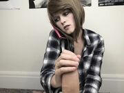 Sydney Harwin -  Sucking My Brother With BF on Phone